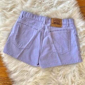 Vintage Levi's purple shorts